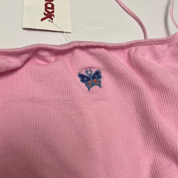 NWT ⚜️💖⚜️ Out From Under Riley Seamless Low-Back Cropped Top - Picture 15 of 16